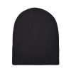 Donne Amato | Cappello A Coste Voluminose In Cashmere Nero